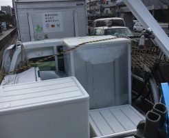 京都市上京区寺之内竪町で洗濯機など軽トラ1台分程度の不用品回収　施工事例紹介