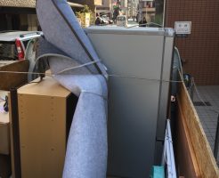 京都市中京区役行者町で整理ダンスなど軽トラ1台分程度の不用品回収　施工事例紹介