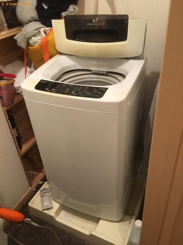 【京都市西京区】洗濯機の出張不用品回収・処分ご依頼
