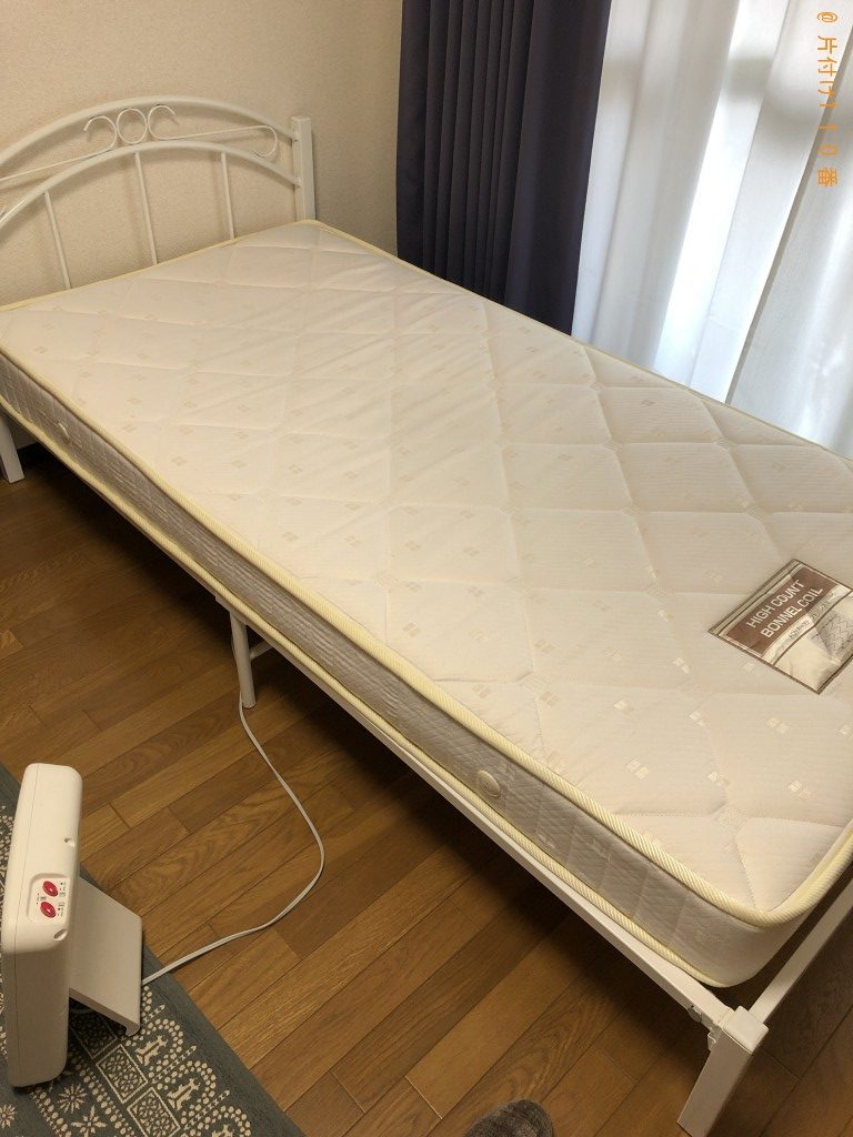【京都市中京区】シングルベッド、マットレスの回収・処分　お客様の声