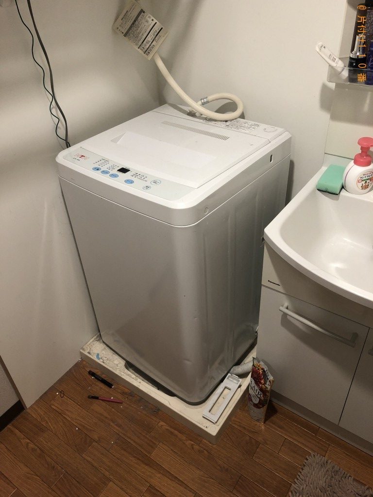 【京都市上京区】洗濯機１点の回収・処分　お客様の声
