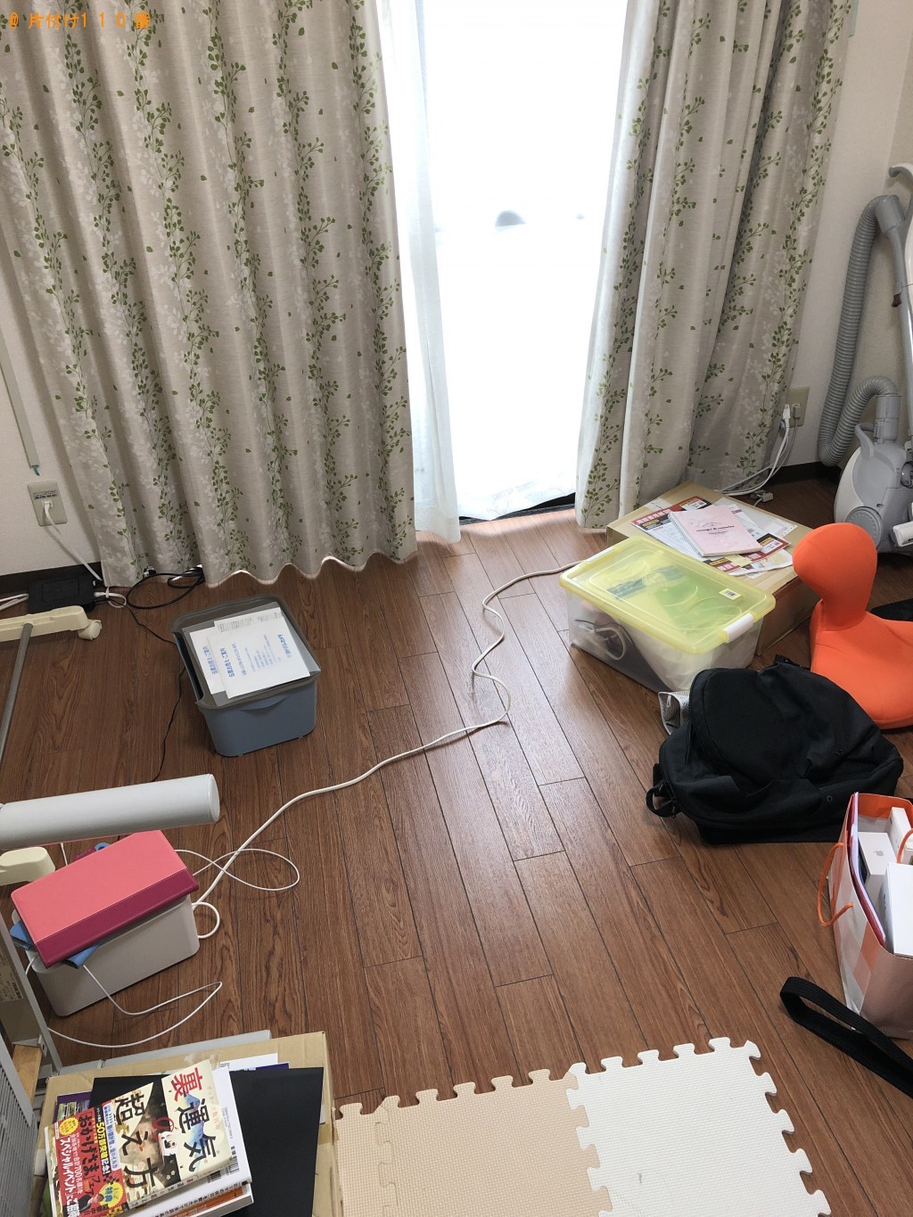 【京都市中京区】テレビ、折り畳みベッド、布団などの出張不用品回収・処分ご依頼