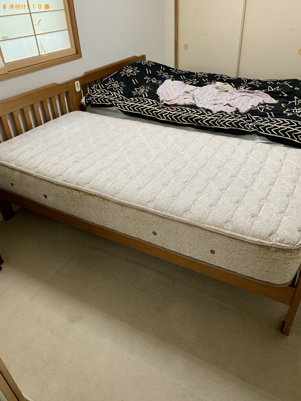 【京都市中京区】シングルベッド、マットレス、タンスの回収・処分　お客様の声