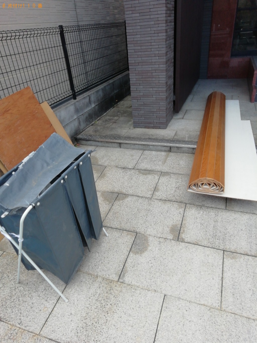 【京都市左京区】6畳のウッドカーペットの回収・処分ご依頼