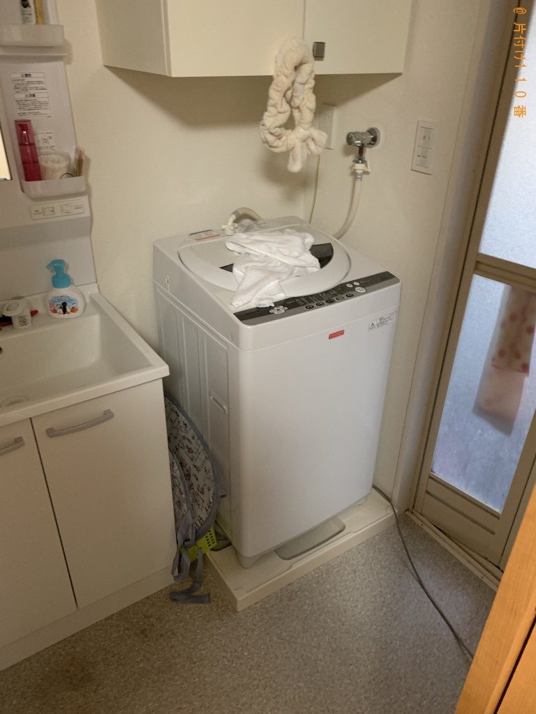 【京都市下京区】冷蔵庫、洗濯機、シングルベッドの回収・処分ご依頼