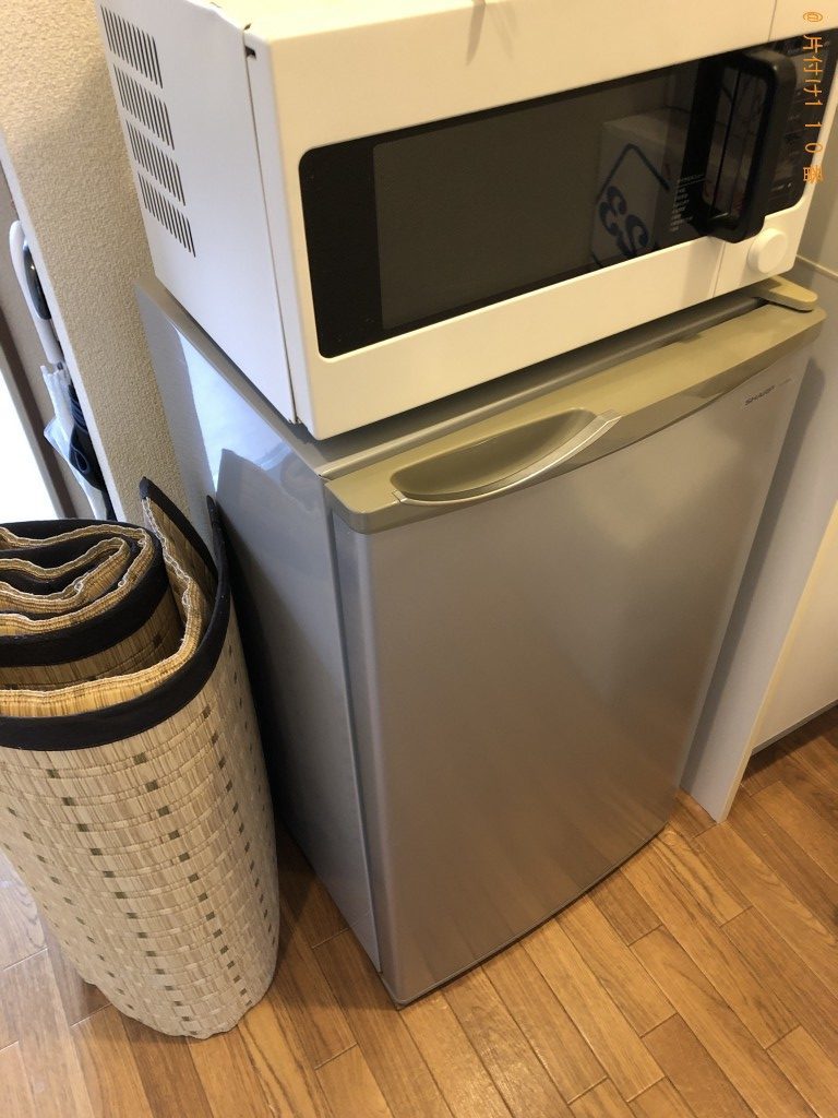 【京都市北区】冷蔵庫、ポット、電子レンジ、ゴザの回収・処分ご依頼
