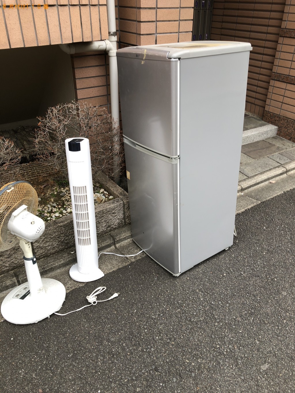 【京都市左京区】冷蔵庫、扇風機、ベッド枠の回収・処分　お客様の声
