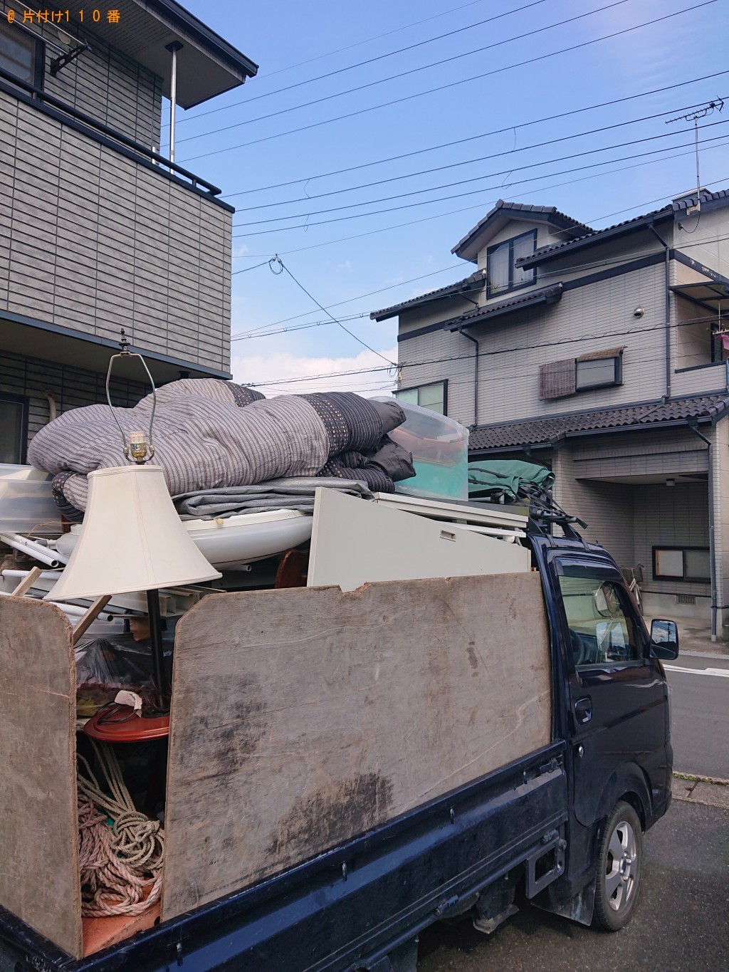 【福知山市】軽トラック1台程度の出張不用品の回収・処分ご依頼