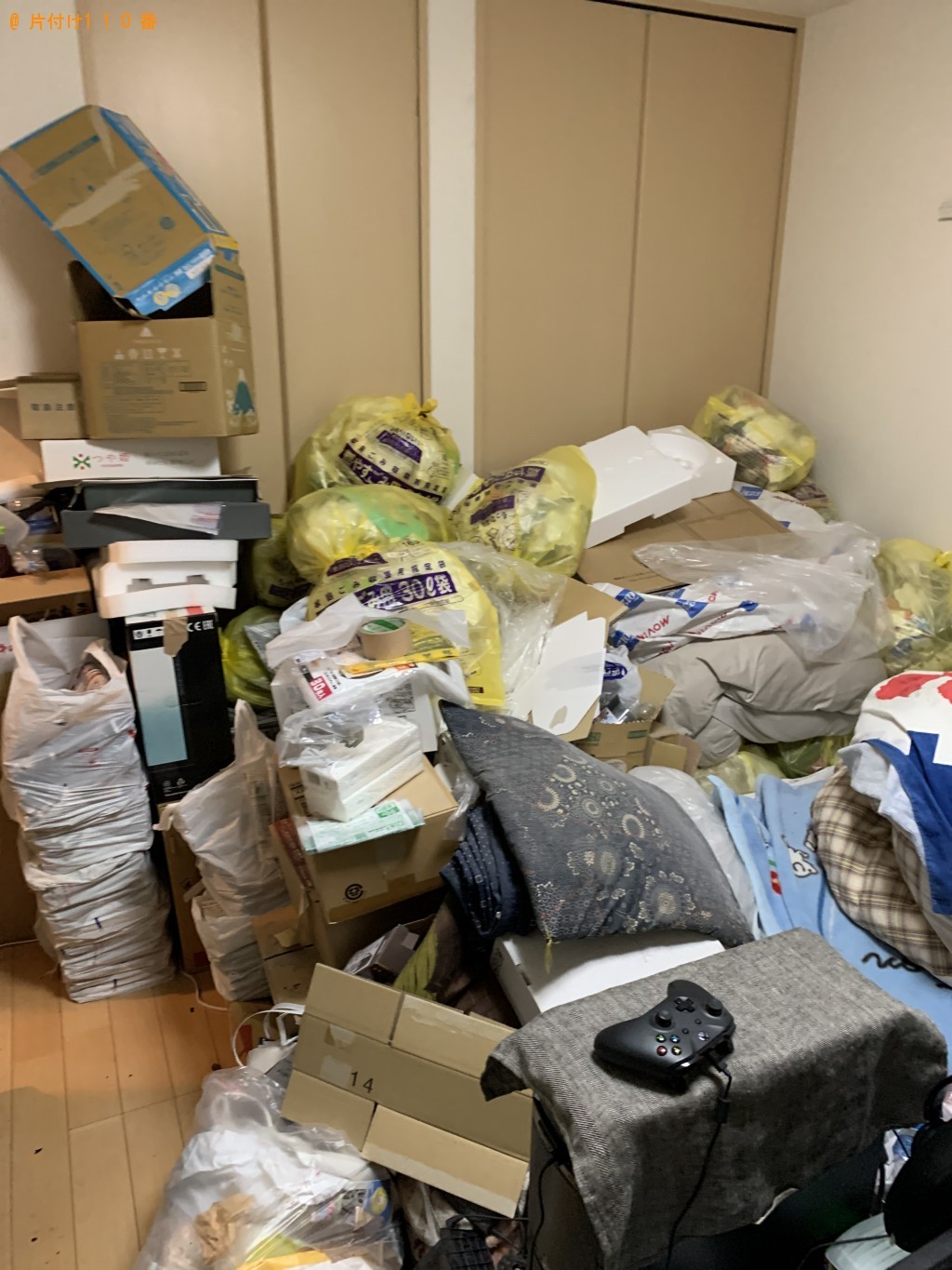 【京都市】新聞紙、布団、ダンボール、家庭ごみ等の回収・処分