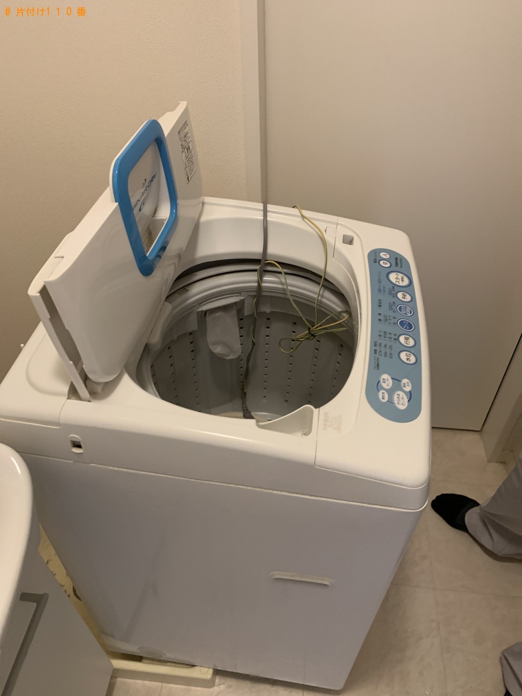【京都市西京区】洗濯機、折り畳みベッド、パソコンデスク等の回収