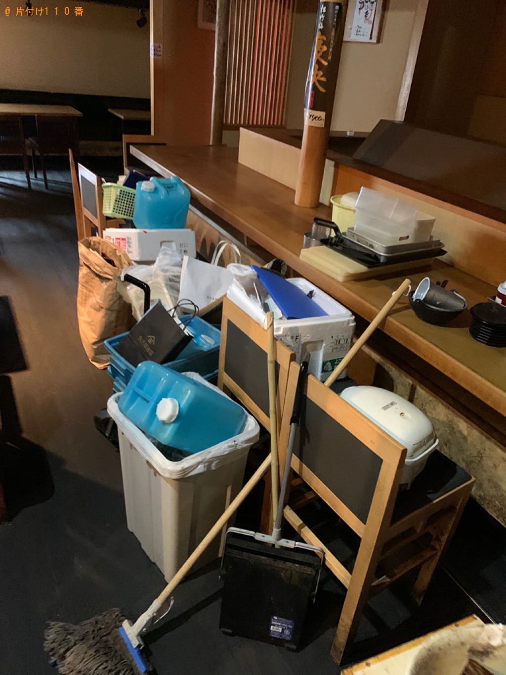 【京都市中京区】調理器具、皿等の回収・処分ご依頼　お客様の声