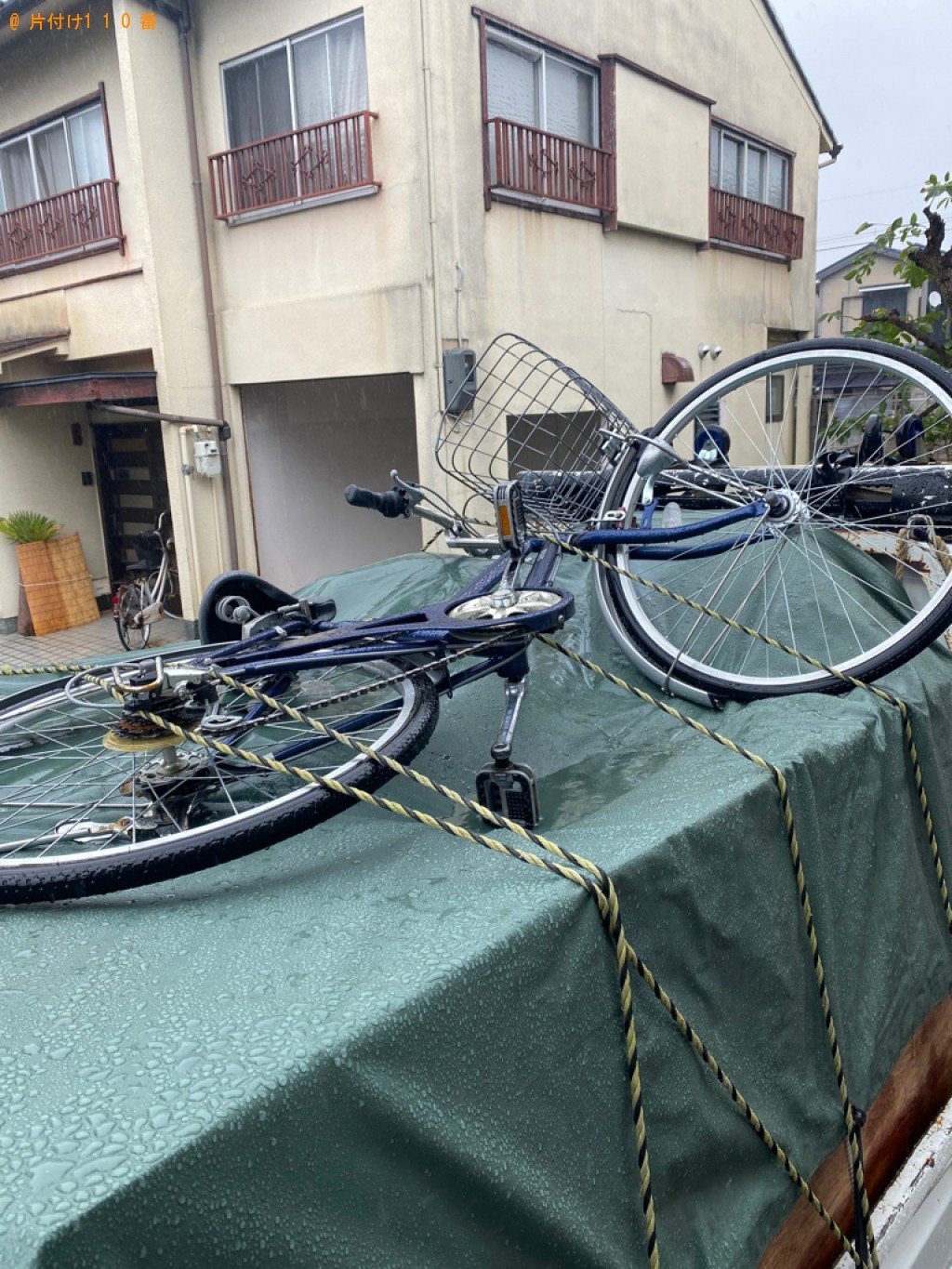 【京都市西京区】自転車、ダンボールの回収・処分ご依頼　お客様の声