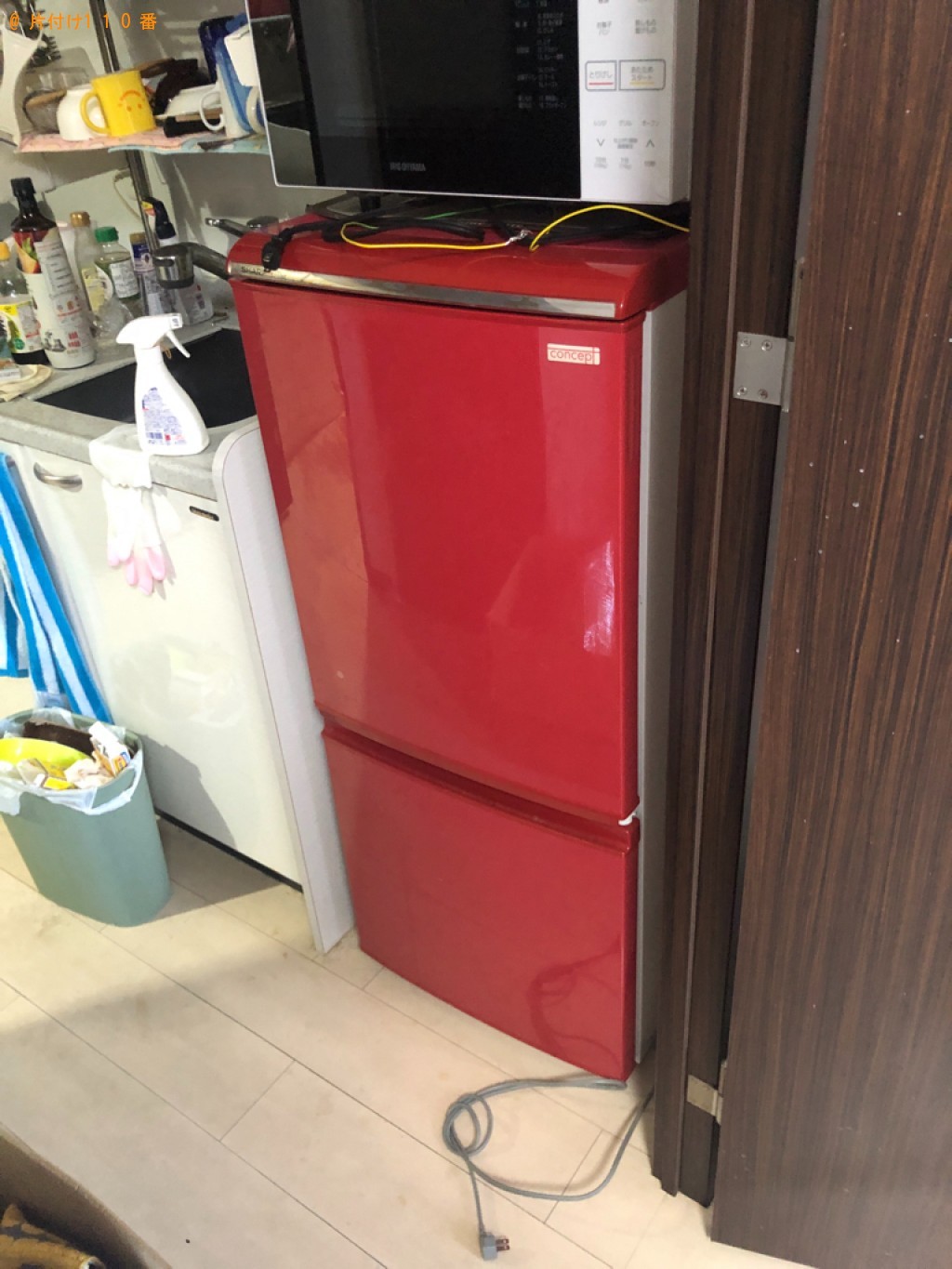 【京都市上京区】冷蔵庫、洗濯機、シングルベッドの回収・処分ご依頼