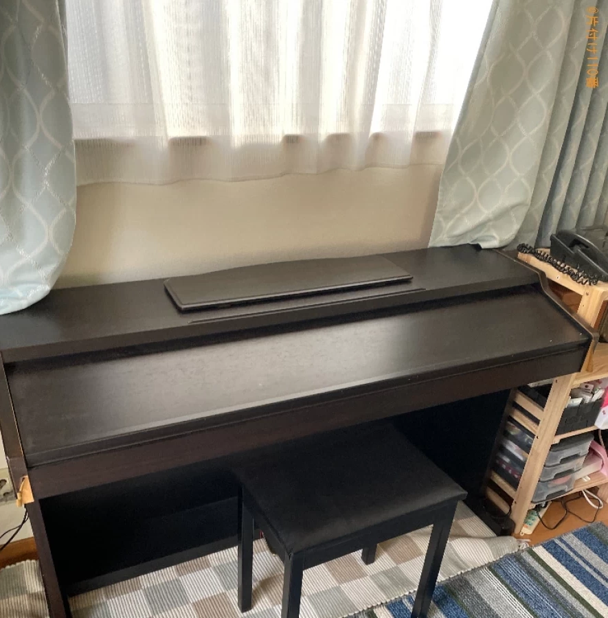 【京都市北区】電子ピアノ、椅子の回収・処分ご依頼　お客様の声
