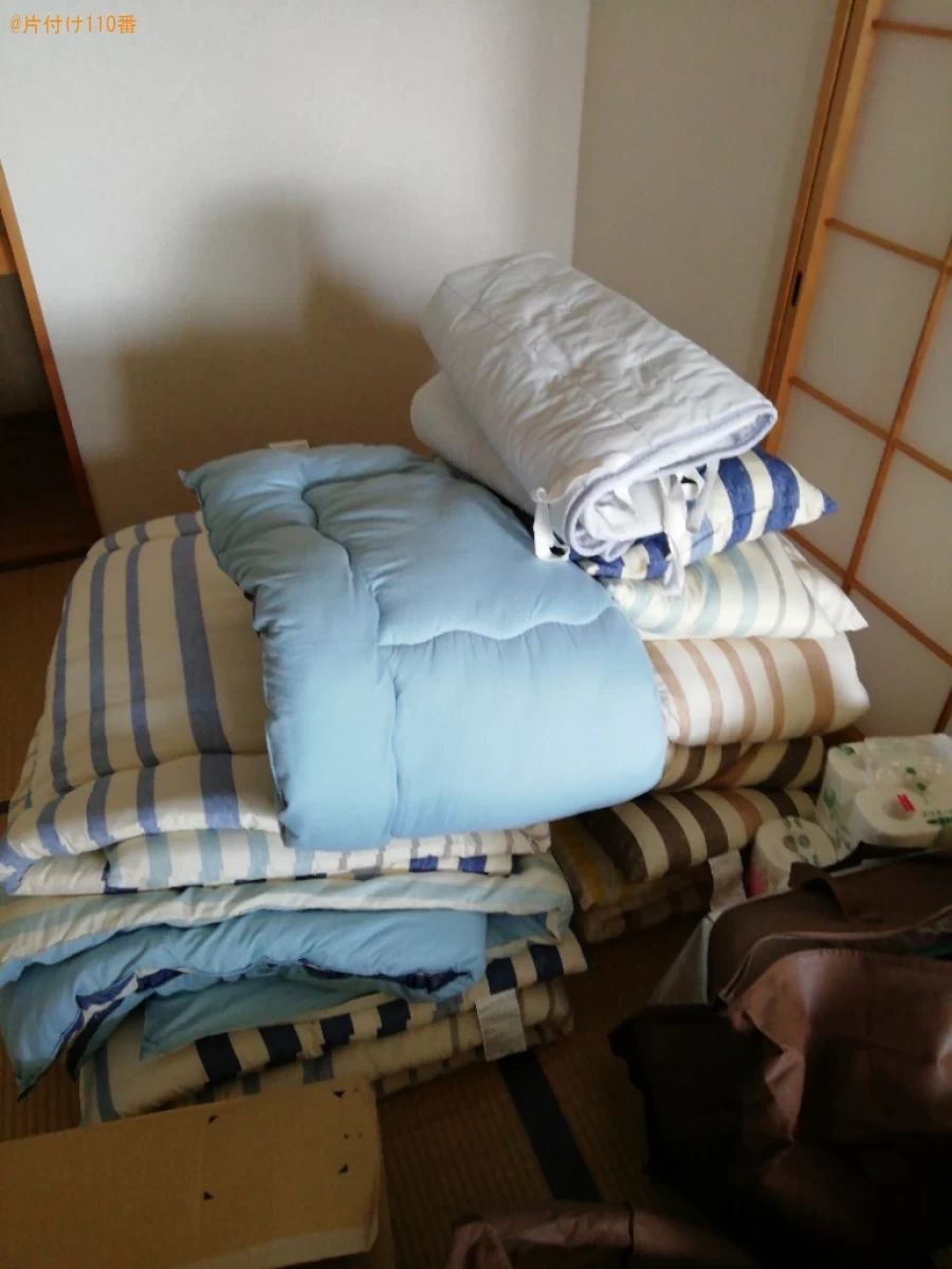 【宮津市】家庭用エアコン、マットレス付きシングルベッド等の回収
