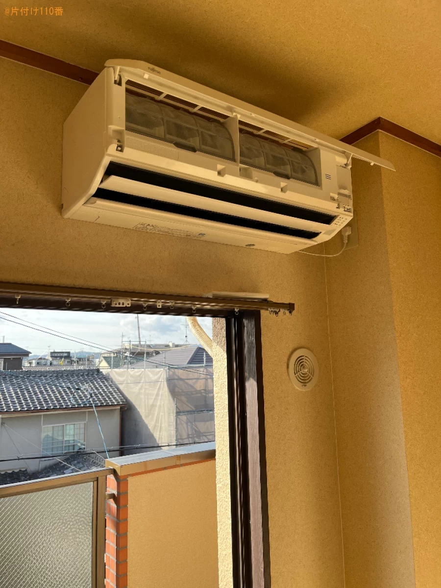 【京都市西京区】家庭用エアコンの回収・処分ご依頼　お客様の声