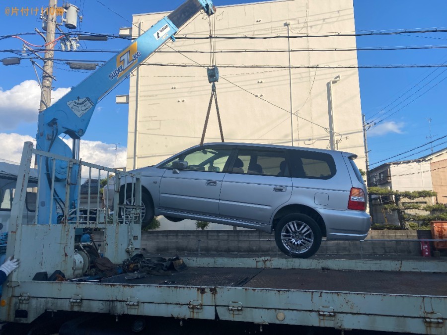 【木津川市】車屋さんが車を取りに来る時に立ち合う作業ご依頼