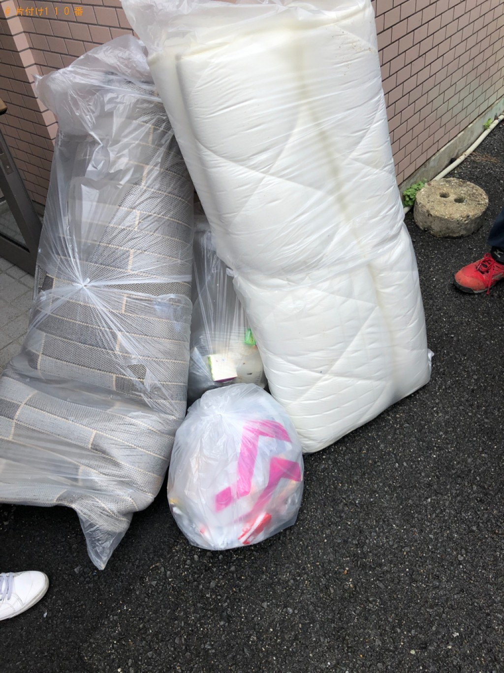 【京都市右京区】布団、一般ごみ等の回収・処分ご依頼　お客様の声