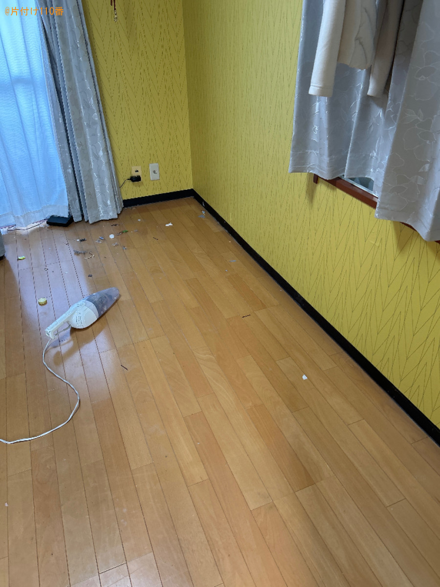 【京都市中京区】マットレス付きシングルベッド、ローテーブルの回収